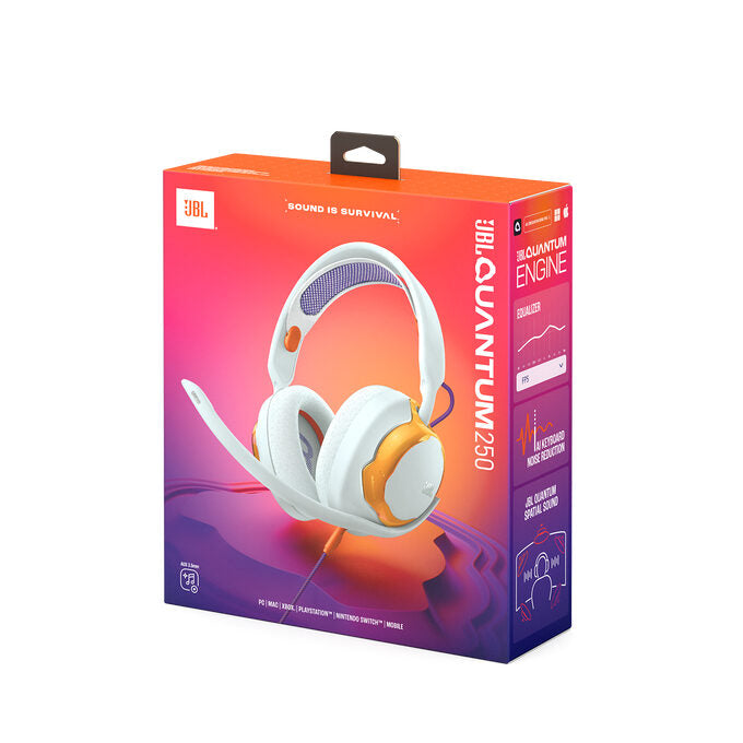JBL Quantum 250 Auricolare Cablato A Padiglione Gaming Colore foglia di tè