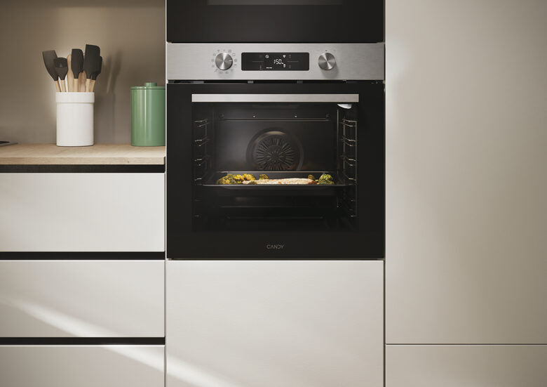 Candy CA6 N3B1HTX Forno a Incasso 78 L A++ Nero, Acciaio inossidabile