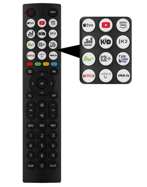 Hisense 32A49K Tv Led 32'' Hd Smart Tv Wifi Classe F Nero