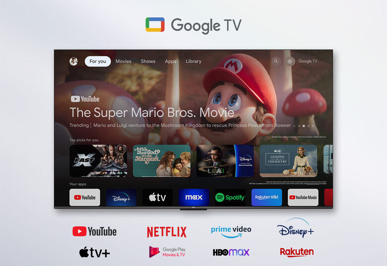TCL 50P79B Televisione Smart TV 50 Pollici Led 4K Serie P79 Dolby Atmos Google TV