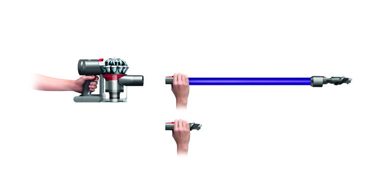 Dyson V7 Animal Nichel, Porpora Senza sacchetto