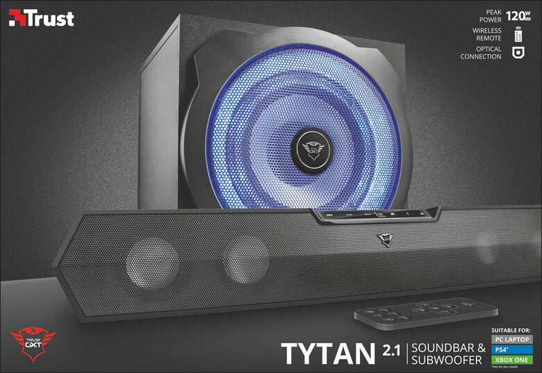 Trust GXT 668 Tytan Nero 2.1 canali 60 W
