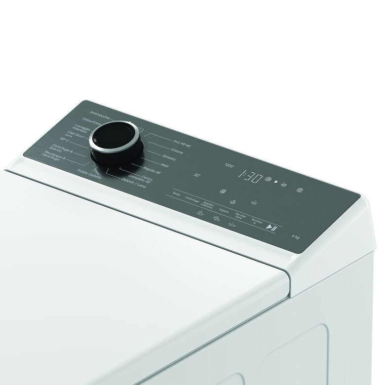 Hotpoint Ariston HTLCARE 66S IT lavatrice Caricamento dall'alto 6 kg 1100 Giri/min Bianco
