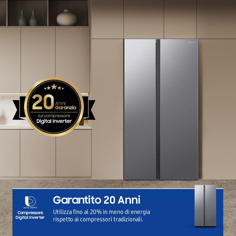 Samsung RS62DG5003S9 Frigorifero Side By Side Libera Installazione 655 L E Acciaio inossidabile