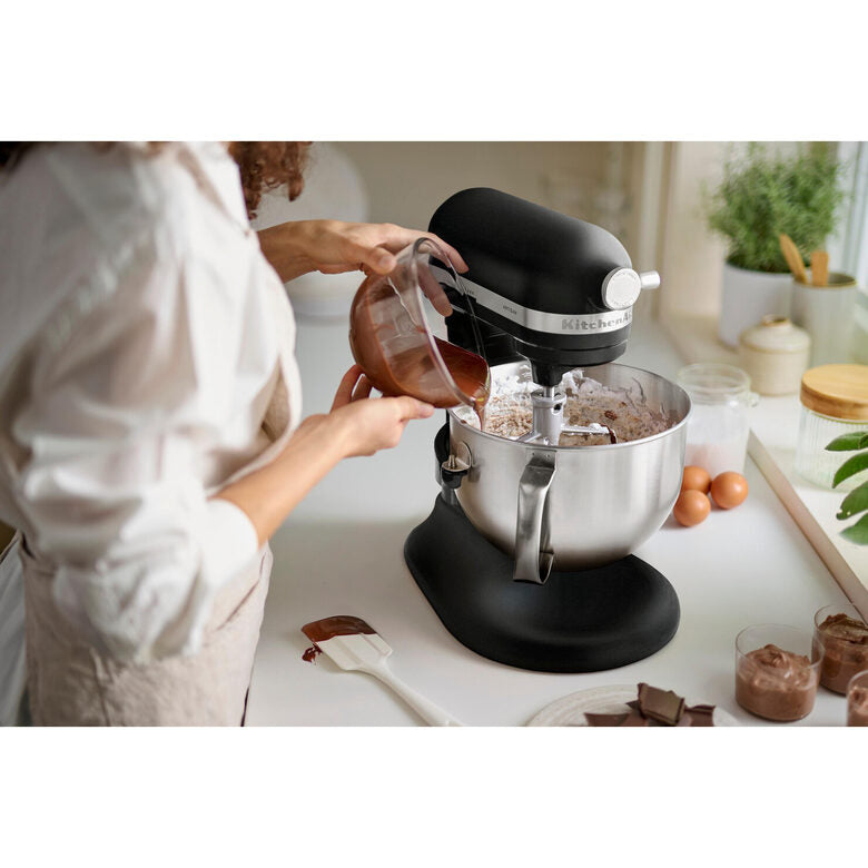 KITCHENAID 5KSM60SPXEBM IMPASTATRICE, 375 W, capacità ciotola 5,6 l, Nero