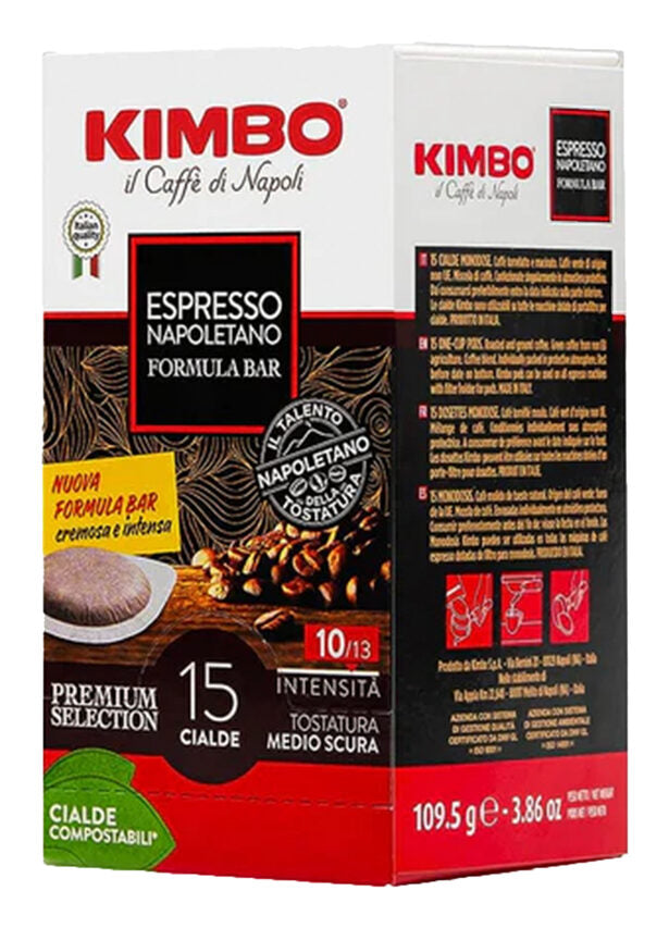 Kimbo Espresso Napoletano Cialde caffè Tostatura media 15 pz