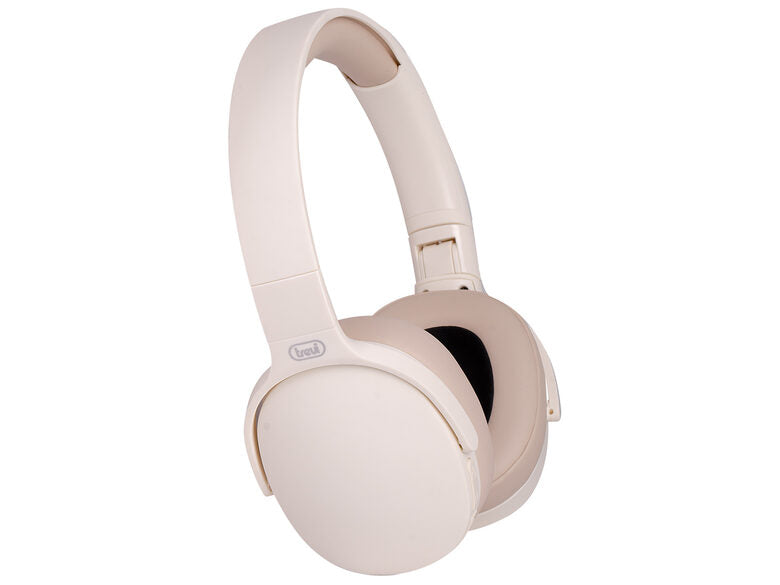 Trevi DJ 12E45 BT Auricolare Con cavo e senza cavo A Padiglione Musica e Chiamate Bluetooth Crema