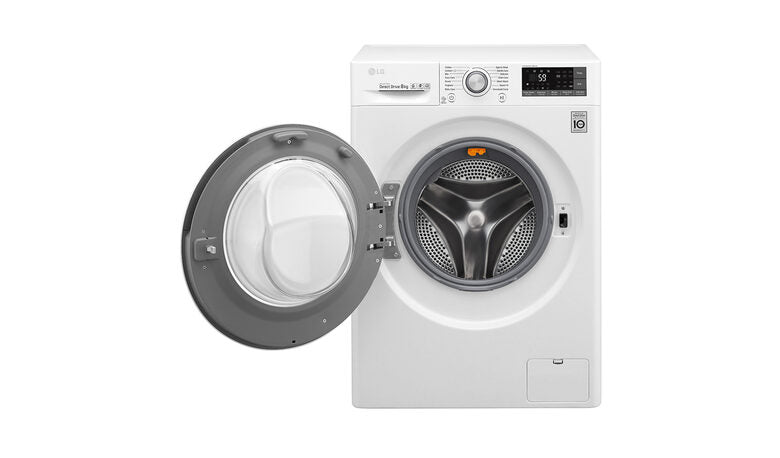 LG F4J7TY2W lavatrice Caricamento frontale 8 kg 1400 Giri/min Bianco