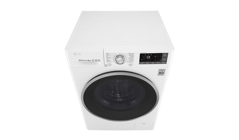 LG F4J7TY2W lavatrice Caricamento frontale 8 kg 1400 Giri/min Bianco