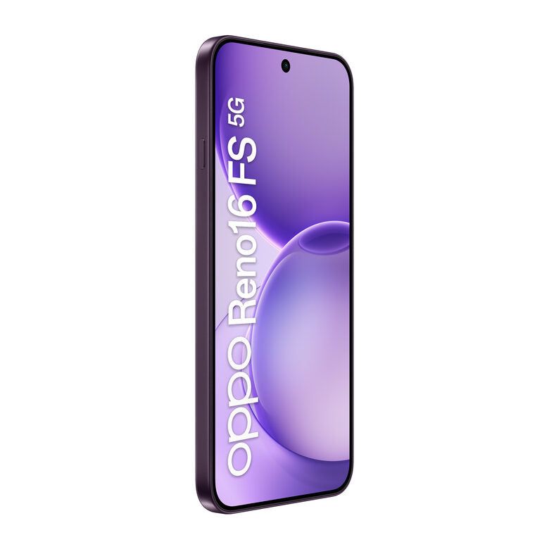 OPPO Reno16 FS 5G Smartphone  Purple Black Box