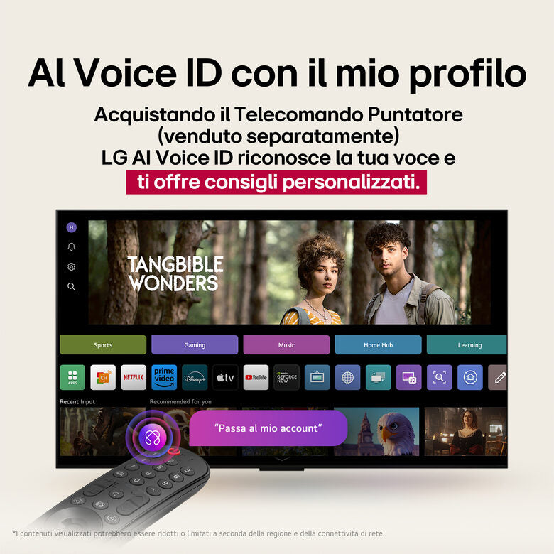 LG UHD AI 50UA73006LA TV Serie UA73 50'' 4K, α7 Gen8, HDR10, 20W, 3 HDMI con Game Optimizer, Smart TV WebOS 25