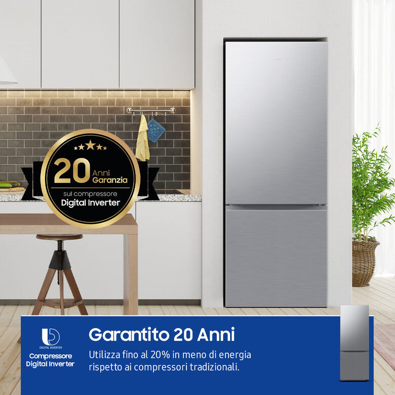 Samsung RB53DG706CS9 frigorifero con congelatore Libera installazione 538 L C Metallico, Stainless steel