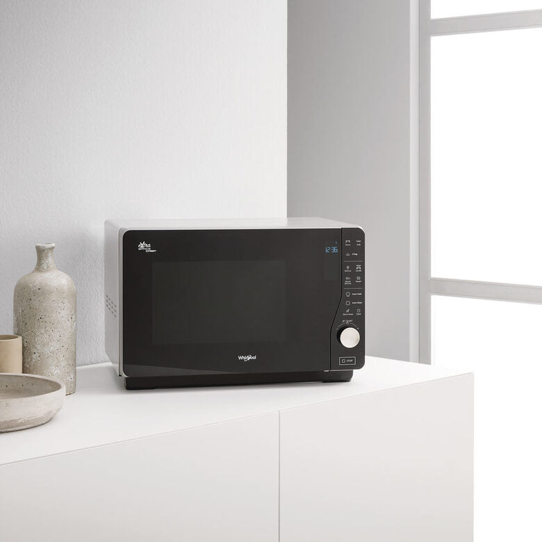 Whirlpool MWF 427 SL Superficie piana Microonde combinato 25 L 800 W Nero, Argento