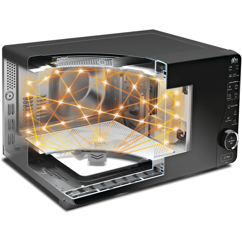 Whirlpool MWF 427 SL Superficie piana Microonde combinato 25 L 800 W Nero, Argento