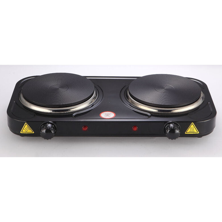Ardes AR1F20 piano cottura Nero Superficie piana Piastra sigillata 2 Fornello(i)