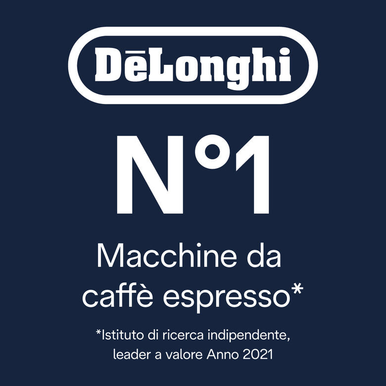 De’Longhi Dedica Arte La Specialista Arte - Macchina per Caffè in chicchi Manuale, Montalatte manuale, 1400W, Metal Black (EC9155.MB)