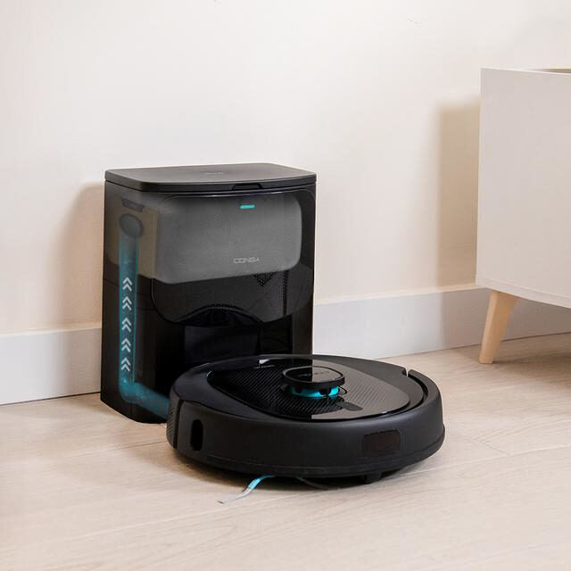 Cecotec Conga 8290 Immortal Ultra Power Home Genesis Robot aspirapolvere con navigazione laser e base autosvuotante