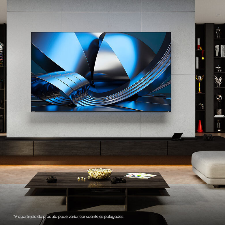 Hisense Smart TV MiniLED 165Hz 100" 4K 100U7SE, Dolby Atmos 2.1 By Devialet, Dolby Vision IQ, HDR10+, Native 165Hz Game Mode, VIDAA OS con 1000+ APP, Alexa built-in, lativù 4K, Wifi, Bluetooth
