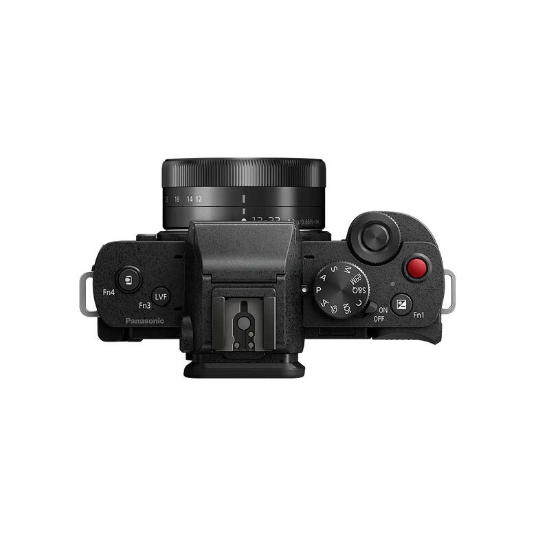 Fotocamera Panasonic Lumix DC-G100DKEGK Fotocamera DC-G100D + Obiettivo H-FS 12-32 Nero [DC-G100DKEGK]