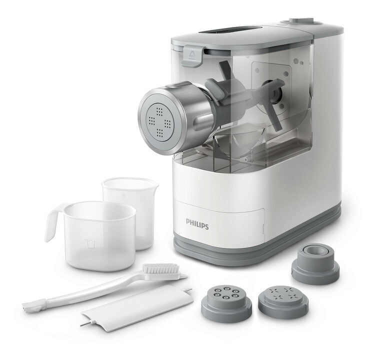 Philips Viva Collection 5000 Series, Macchina per la pasta fresca, Pasta Maker HR2345/19 - Compatto, con 4 trafile