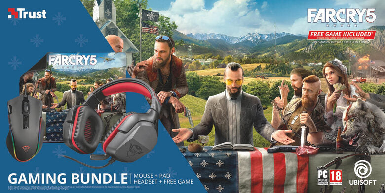 Trust GXT Gaming Bundle 3-in-1 including Far Cry 5 kit multimediale