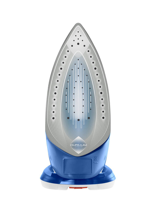 Tefal UltraGliss FV4964 ferro da stiro Ferro a vapore Durilium 2500 W Blu, Bianco