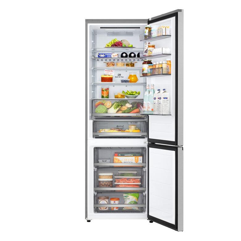 LG GBBW322DPY Frigorifero Combinato A Libera Installazione, Total No Frost, Fit & Max, AI Fresh E Saving Mode, Wi-Fi, Classe C, Prime Silver