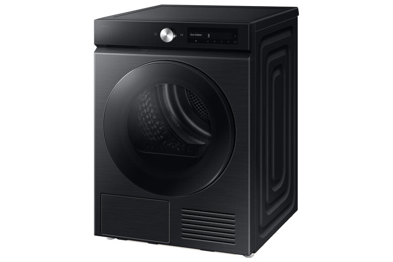 Samsung DV90DB7845GBU3 Asciugatrice A Libera Installazione 9 Kg, Pompa Di Calore, Super Speed, SmartThings, AI Control, Classe A+++, Nero