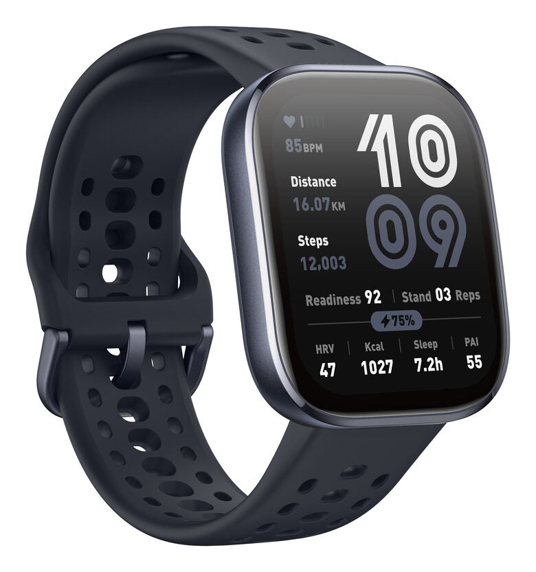 Amazfit Bip 6 Black 5 cm (1.97") AMOLED Digitale 390 x 450 Pixel Touch screen Nero GPS (satellitare)