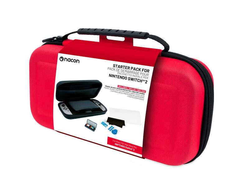 NACON SWITCHNEWPACK5RED custodia per console portatile Custodia rigida Nintendo Rosso
