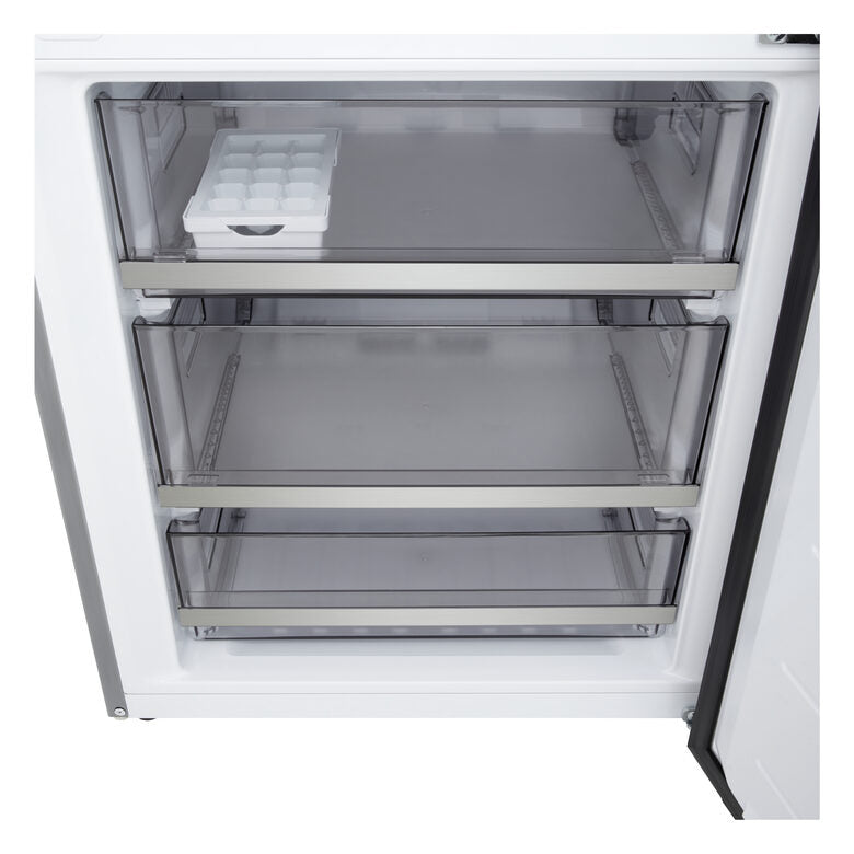 LG GBBW322DPY Frigorifero Combinato A Libera Installazione, Total No Frost, Fit & Max, AI Fresh E Saving Mode, Wi-Fi, Classe C, Prime Silver