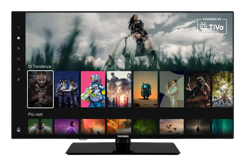 Telefunken TE40750B45I2KT TV 101,6 cm (40") Full HD Smart TV Wi-Fi Nero 250 cd/m²