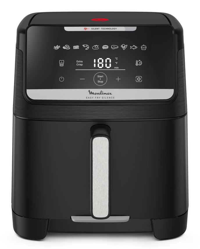 Moulinex EZ8428 Easy Fry Silence 7L, Friggitrice ad aria, Silenziosa, Frontale Rimovibile