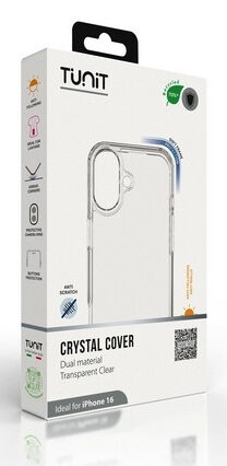 TUNIT TTIP16CL custodia per cellulare 15,5 cm (6.1") Cover Trasparente