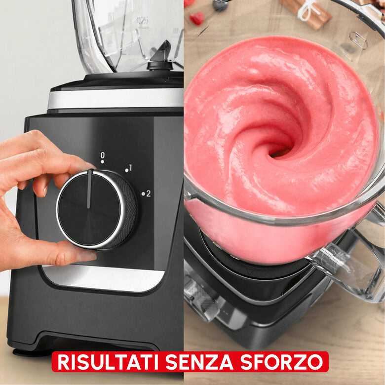 Moulinex Frullatore Blendforce LM5958F0 800 W Caraffa in Vetro 1,9 L Nero
