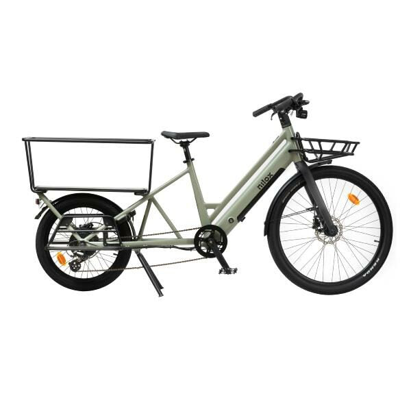 Nilox Cargo eBike C3 Nero, Verde Alluminio 69,8 cm (27.5") 24 kg