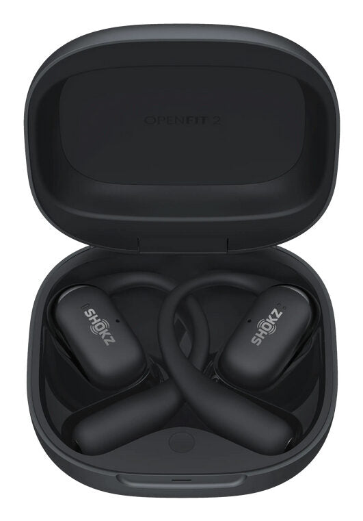SHOKZ OpenFit 2 Auricolare Wireless A clip, A orecchio aperto Chiamate/Musica/Sport/Tutti i giorni Nero