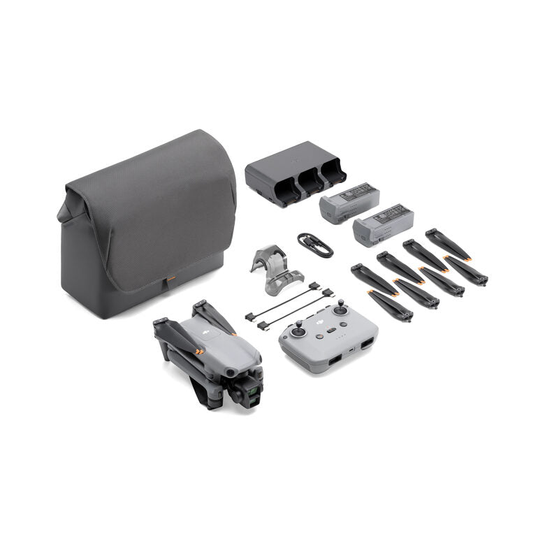 DJI Air 3 Fly More Combo Drone 4 rotori Quadrirotore 48 MP 3840 x 2160 Pixel 4241 mAh Nero, Grigio