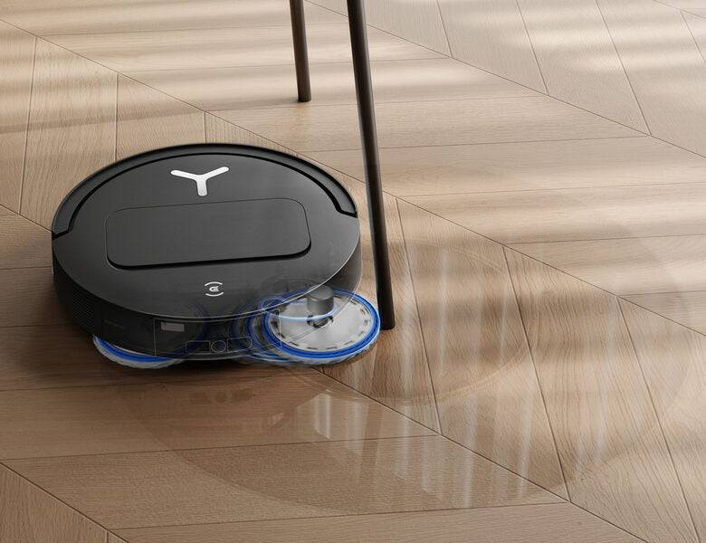 Ecovacs DEEBOT T50 OMNI Gen3, Robot aspirapolvere lavapavimenti, 25.000 Pa, spazzola laterale e mocio a estensione, ZeroTangle 3.0, AIVI 3D 3.0, stazione OMNI All-in-One, lavaggio a 75 °C, 81 mm, Nero