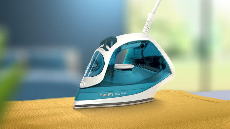Philips Serie 2000 DST2020/90 ferro da stiro Ferro a vapore Piastra in Ceramica 2000 W Colore acqua