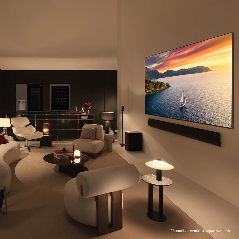 LG Oled83G45LW Televisione Smart TV 83 Pollici Oled Evo 4K Serie G4 Dolby Vision