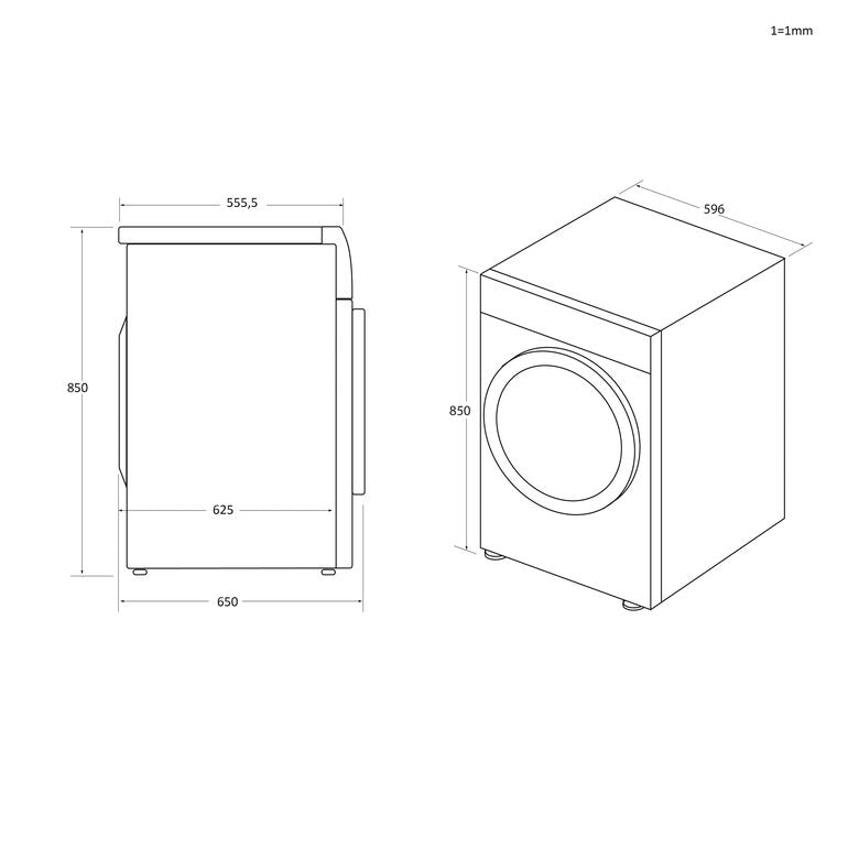Haier HD90-A3939E asciugatrice Libera installazione Caricamento frontale 9 kg Bianco