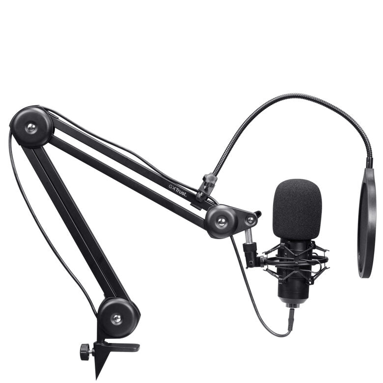 Trust GXT 270 Emita II+ Nero Microfono per podcast