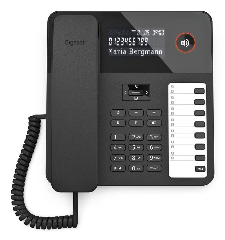 Gigaset Telefono Fisso Desk 600 Black