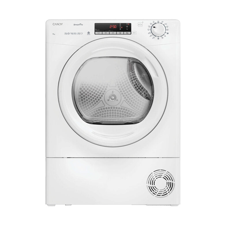 Candy CRO EH9N2TE-S Asciugatrice Libera Installazione 9 Kg, Pompa Di Calore, Smart Touch, Classe D, Bianco