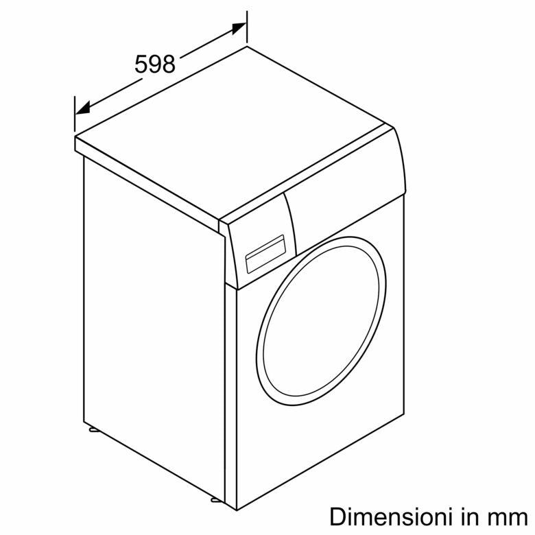 Bosch WGG254Z6II Serie 6 Lavatrice A Libera Installazione 10 Kg, 1400 Giri, Activewater Plus, Iron Assist, Classe A, Bianco