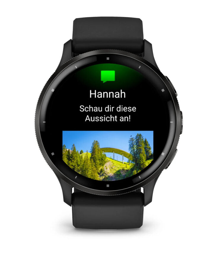 Garmin Venu 3 3,56 cm (1.4") AMOLED 45 mm Digitale 454 x 454 Pixel Touch screen Nero Wi-Fi GPS (satellitare)