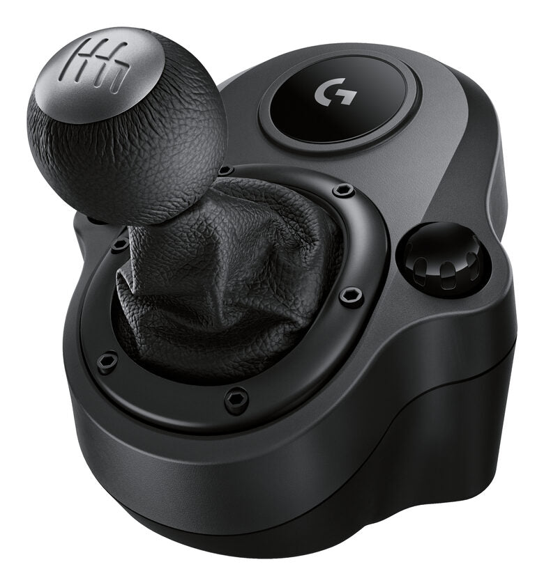 Logitech G Kit da corsa Logitech G923 SE: volante da corsa e pedali G923, TRUEFORCE, vera pelle + leva del cambio Driving Force - Per PS5, PS4, PC, Mac - Nero