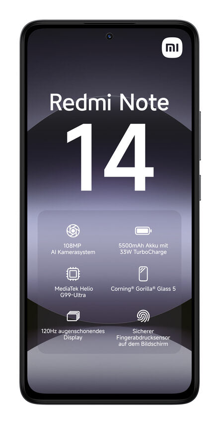 Xiaomi Redmi Note 14 16,9 cm (6.67") Dual SIM ibrida 4G USB tipo-C 6 GB 128 GB 5500 mAh Nero