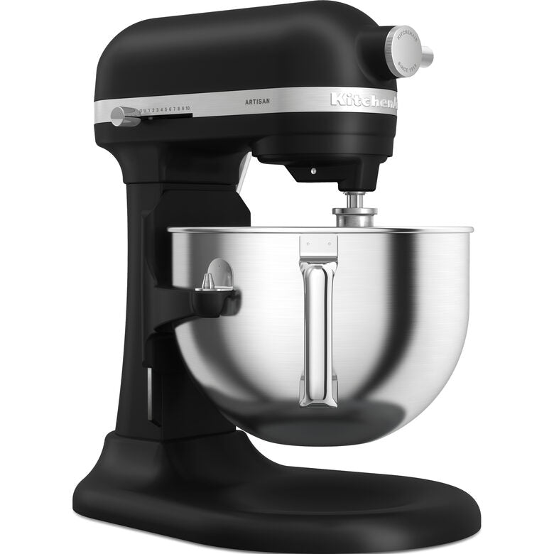 KITCHENAID 5KSM60SPXEBM IMPASTATRICE, 375 W, capacità ciotola 5,6 l, Nero